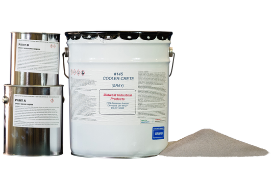 5 Gallon unit of Cooler Crete cold storage floor repair