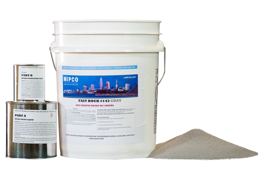 5 gallon unit of fast rock rapid setting epoxy flooring