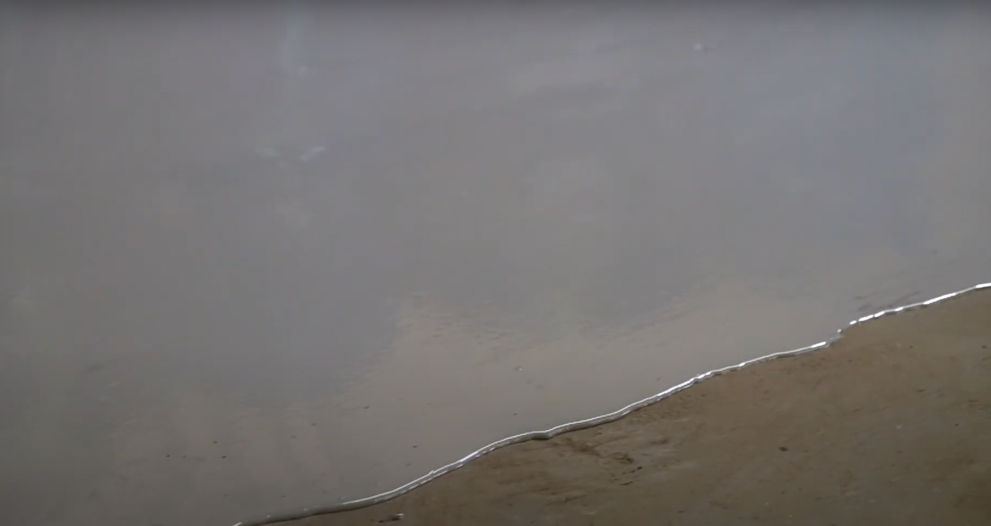 Zipcrete self leveling epoxy flooring after being applied