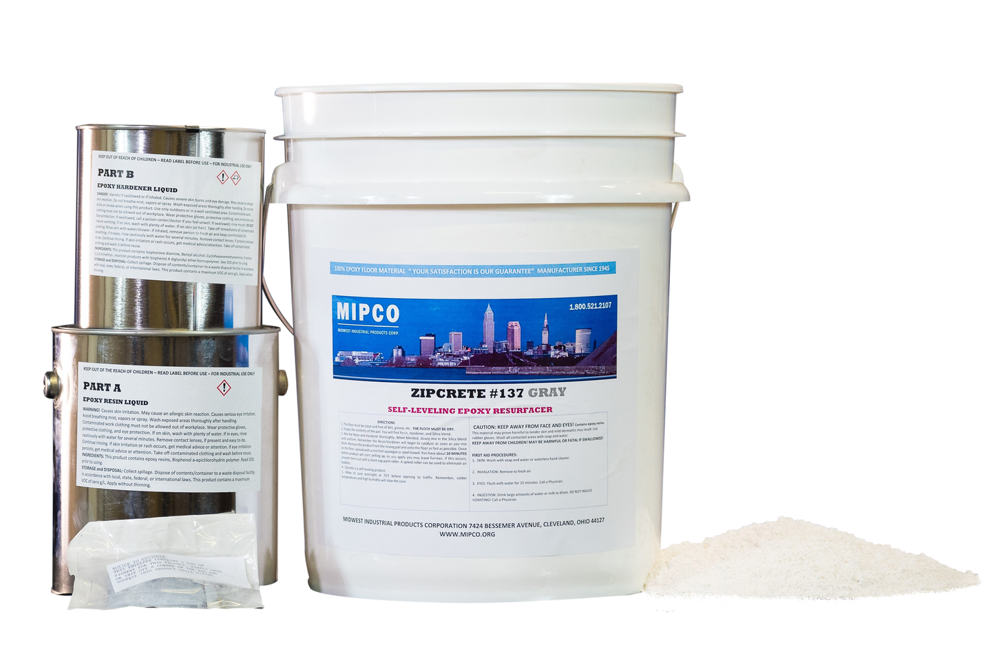 Zip Crete 137 • Self Leveling Epoxy Floor Coating and Resurfacer