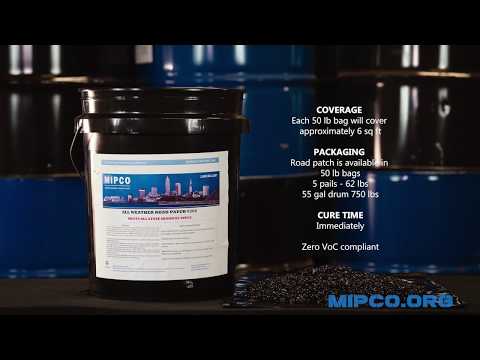 overview of all weather pothole patch